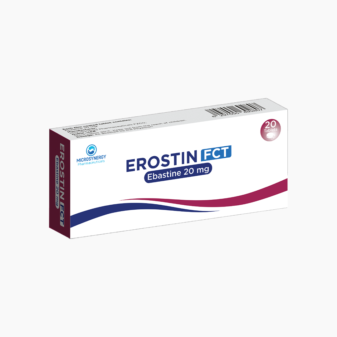 EROSTIN 20MG 20T packaging visual